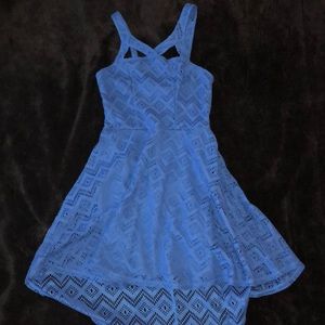 Blue cocktail dress